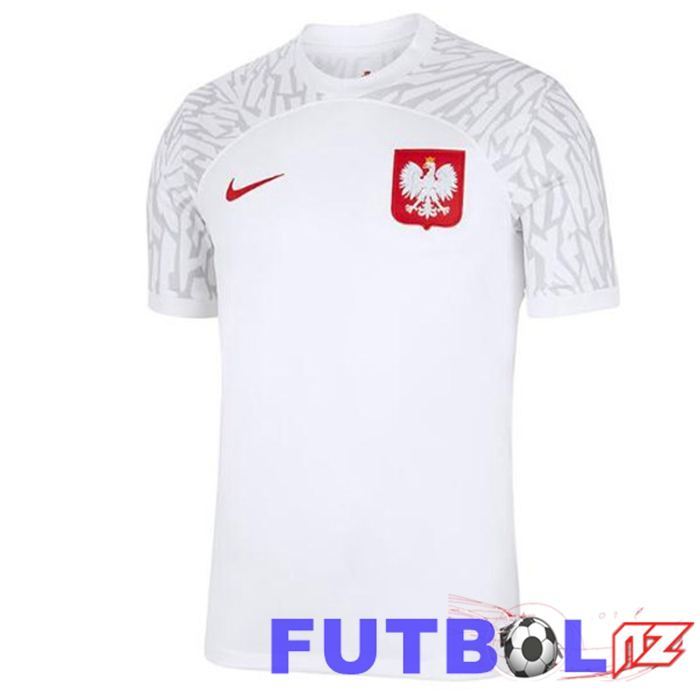 Camisetas De Futbol Polonia Primera Blanco 22/23