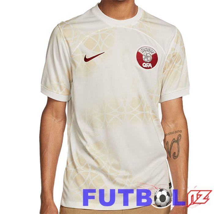 Camisetas De Futbol Qatar Segunda Blanco 22/23