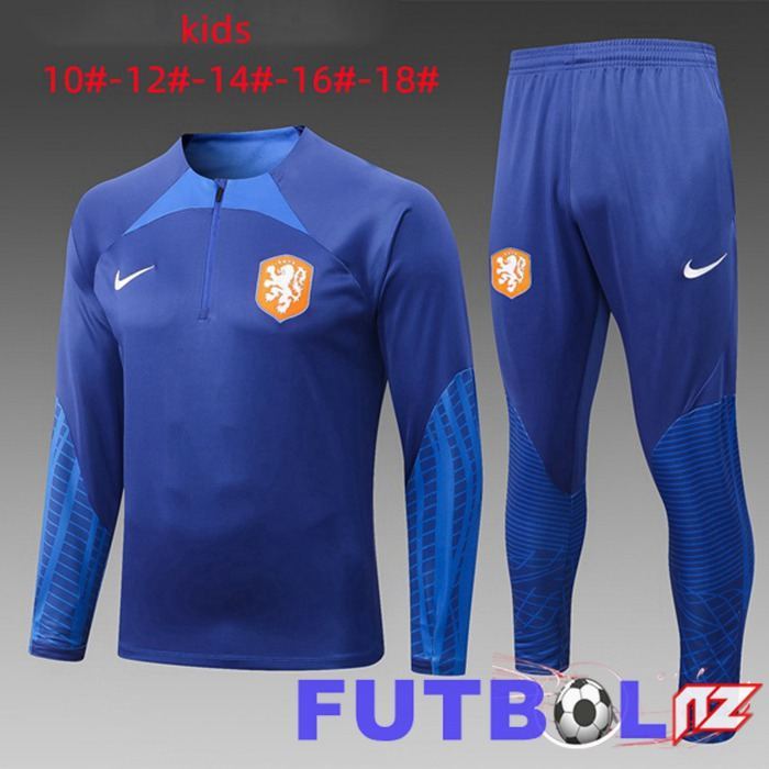 Chandal Futbol Países Bajos Niño Azul 22/23