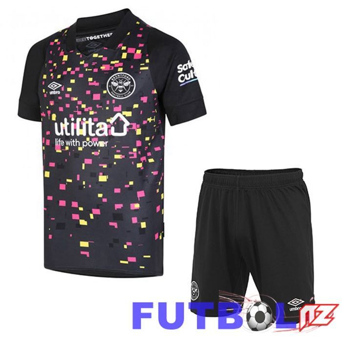 Camisetas De Futbol Brentford FC Niño Tercera Negro 22/23