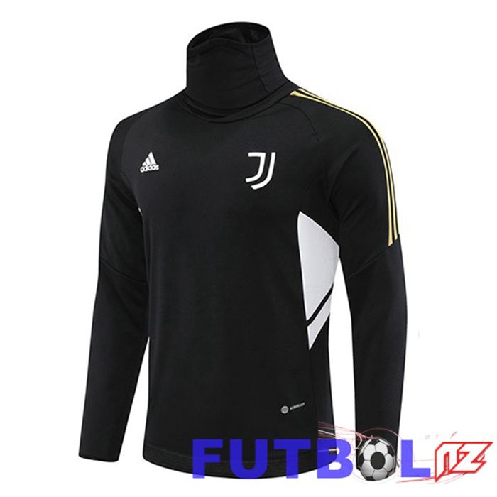 Sudadera De Entrenamiento Juventus Cuello Alto Negro 22/23
