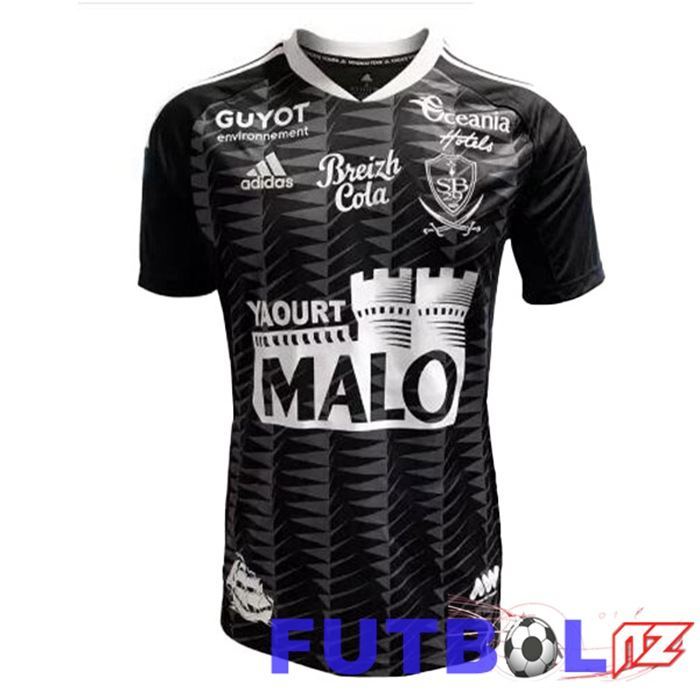 Camiseta Stade Brestois Tercera Negro 22/23