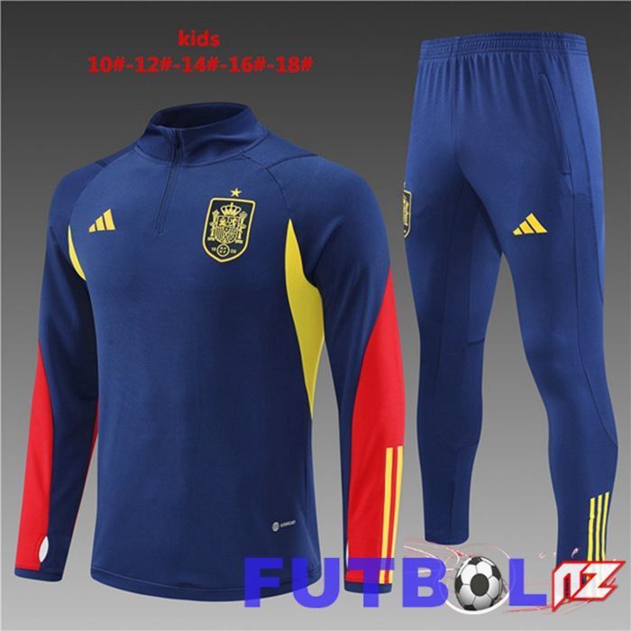 Chandal Futbol España Niño Azul Royal 22/23