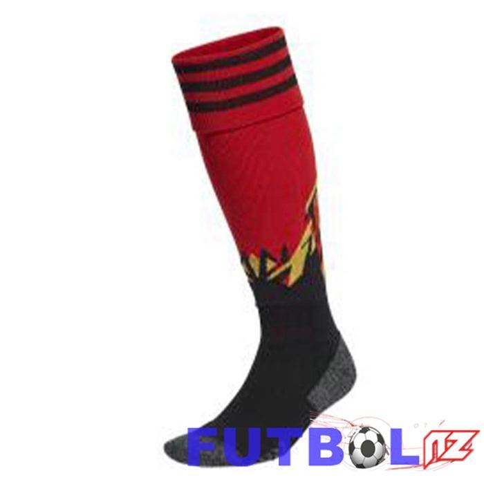 Calcetines De Futbol Belgica Primera Rojo 22/23 Calcetines De Futbol Belgica Primera Rojo 22/23