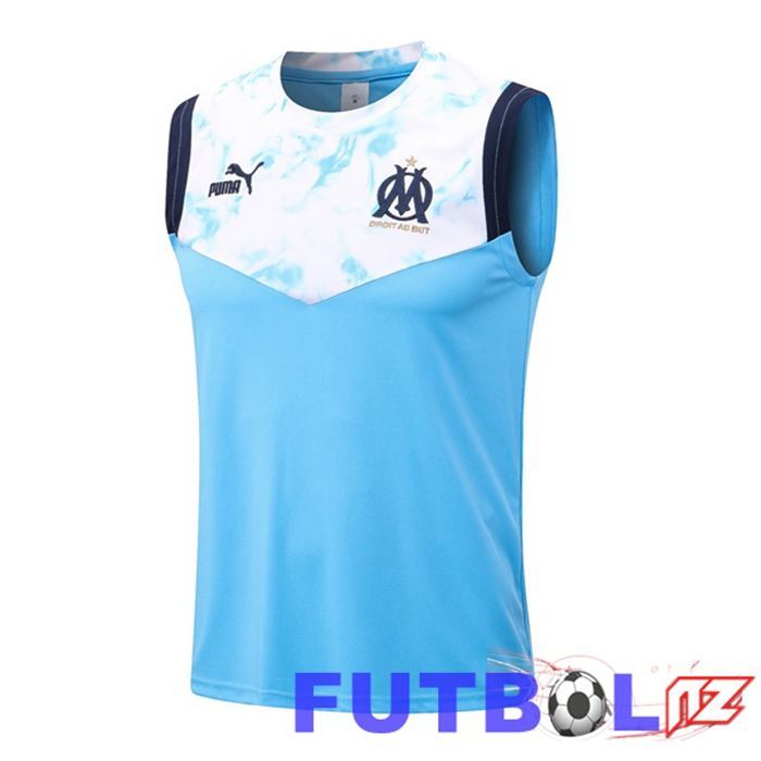 Chaleco De Futbol Marsella OM Azul Blanco 22/23