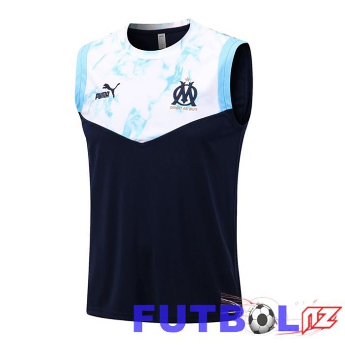 Chaleco De Futbol Marsella OM Negro Blanco 22/23