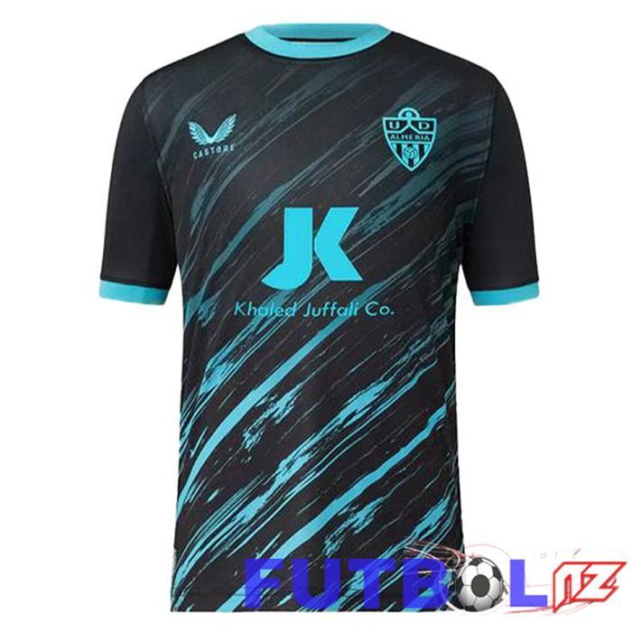 Camiseta UD Almeria Segunda Negro Azul 22/23