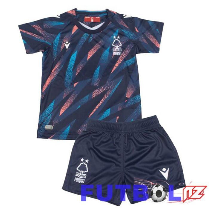 Camiseta Nottingham Forest Niño Tercera Azul 22/23