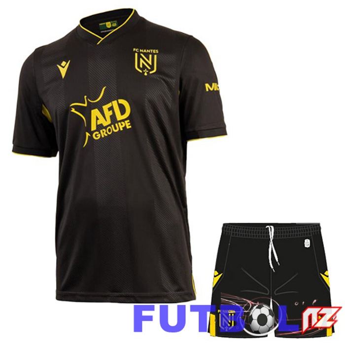 Camiseta FC Nantes Niño Tercera Negro 22/23