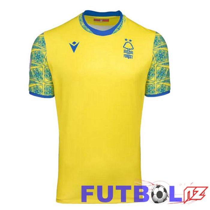 Camiseta Nottingham Forest Segunda Amarillo 22/23