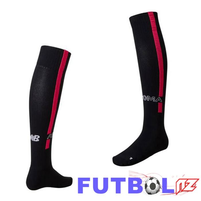 Calcetines De Futbol AS Roma Tercera Negro 22/23