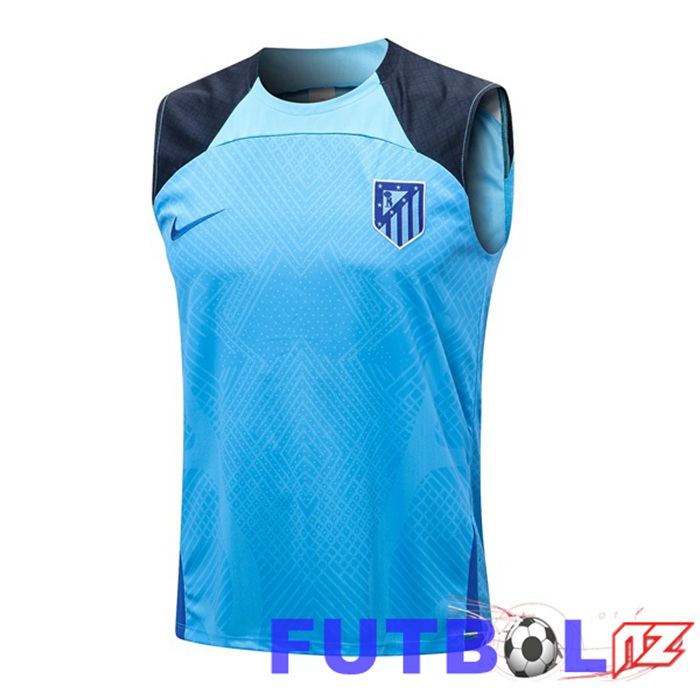 Chaleco De Futbol Atletico Madrid Azul 22/23 Chaleco De Futbol Atletico Madrid Azul 22/23