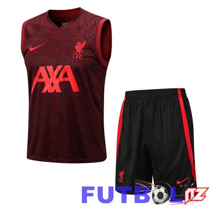 Chaleco De Futbol FC Liverpool + Shorts Rojo 22/23