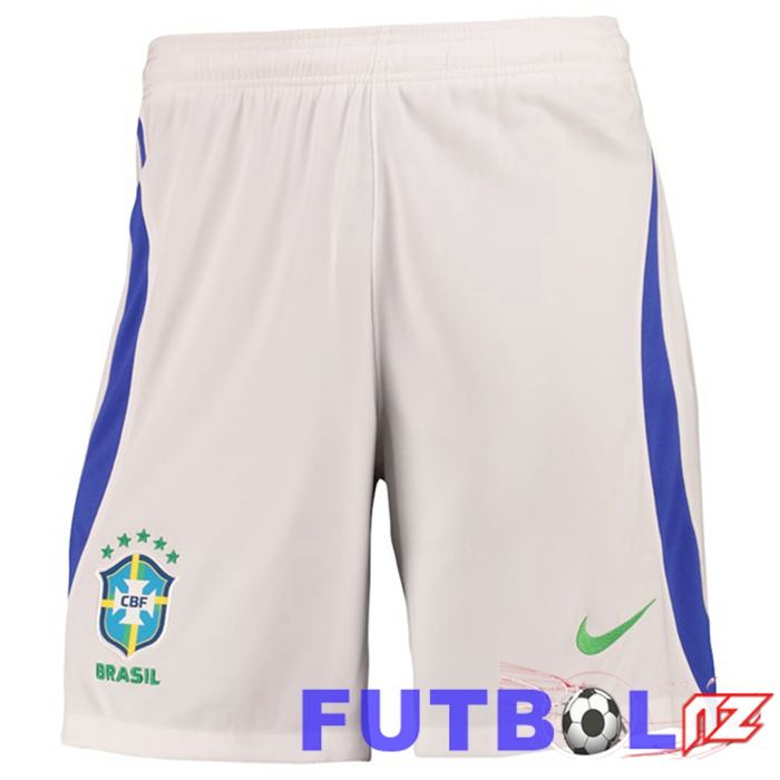 Cortos De Futbol Brasil Segunda Blanco 22/23 Cortos De Futbol Brasil Segunda Blanco 22/23