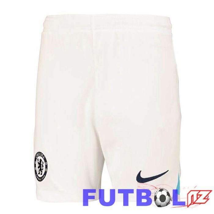 Cortos De Futbol FC Chelsea Segunda Blanco 22/23