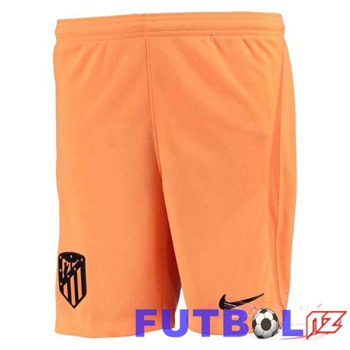 Cortos De Futbol Atletico Madrid Tercera Naranja 22/23