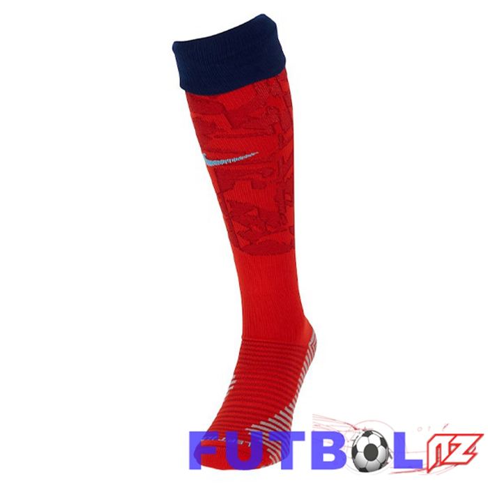 Calcetines De Futbol Inglaterra Segunda Rojo 22/23 Calcetines De Futbol Inglaterra Segunda Rojo 22/23