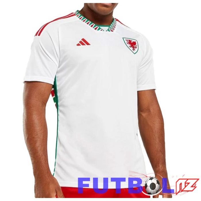 Camisetas De Futbol Gales Segunda Blanco 2022/2023