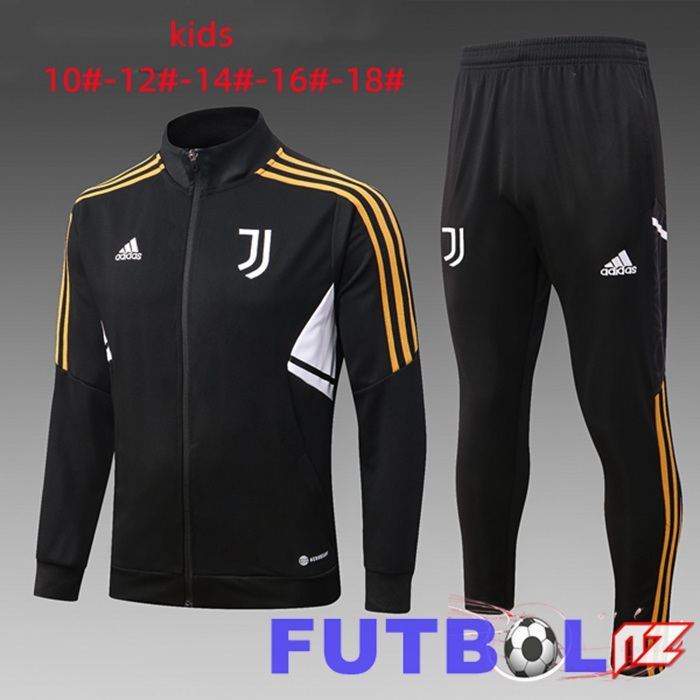 Chandal Equipos De Futbol - Chaqueta Juventus Ninos Negro 2022/2023