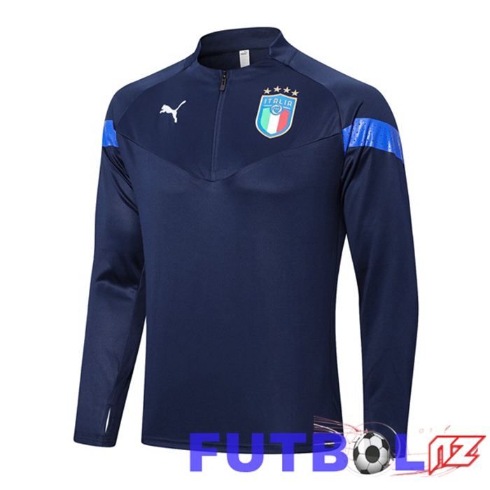 Sudadera De Entrenamiento Italia Azul Real 2022/2023