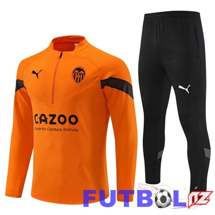 Chandal Equipos De Futbol Valencia CF Naranja 2022/2023 Chandal Equipos De Futbol Valencia CF Naranja 2022/2023