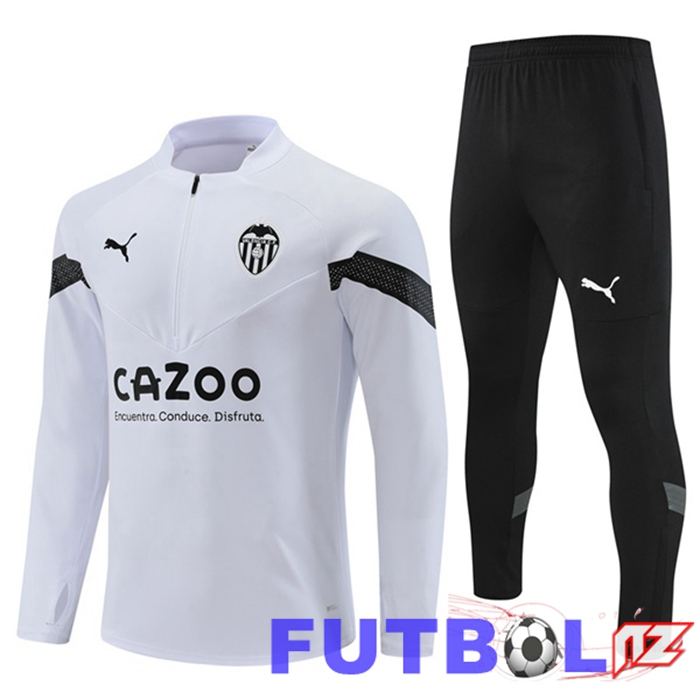 Chandal Equipos De Futbol Valencia CF Blanco 2022/2023 Chandal Equipos De Futbol Valencia CF Blanco 2022/2023