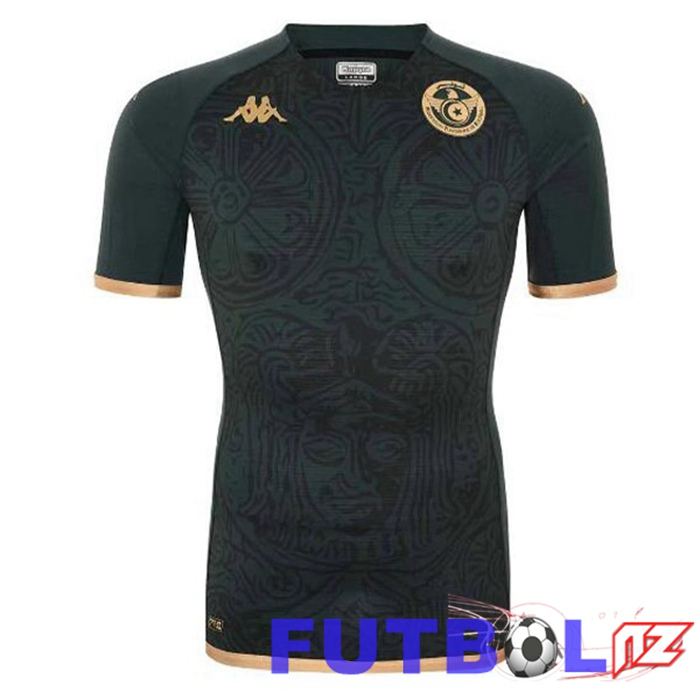 Camisetas De Futbol Túnez Tercera Negro 2022/2023
