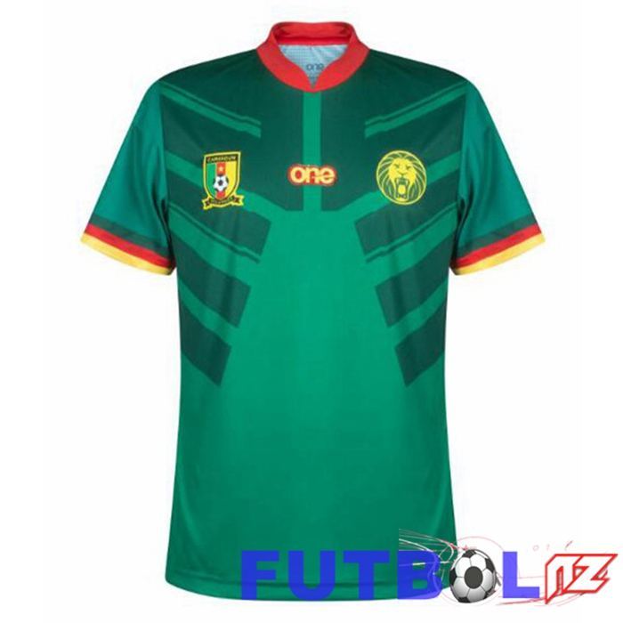 Camisetas De Futbol Camerún Primera Verde 2022/2023 Camisetas De Futbol Camerún Primera Verde 2022/2023