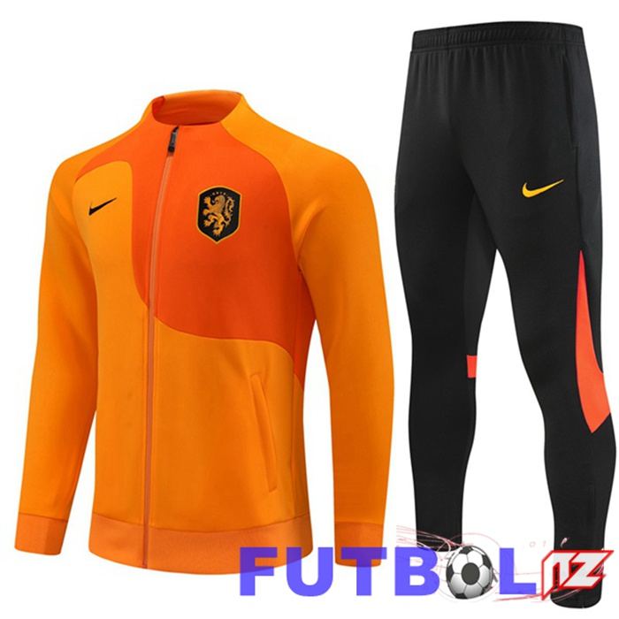 Chandal Equipos De Futbol - Chaqueta Países Bajos Naranja 2022/2023