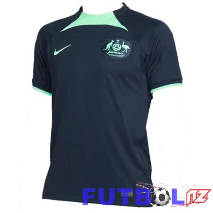 Camisetas De Futbol Australia Segunda Negro 2022/2023