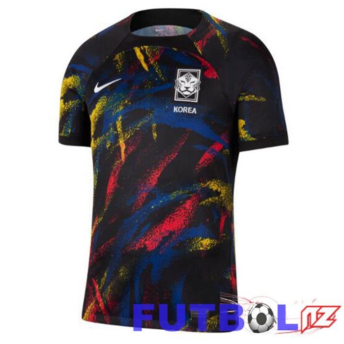 Camisetas De Futbol Corea Segunda Negro 2022/2023 Camisetas De Futbol Corea Segunda Negro 2022/2023