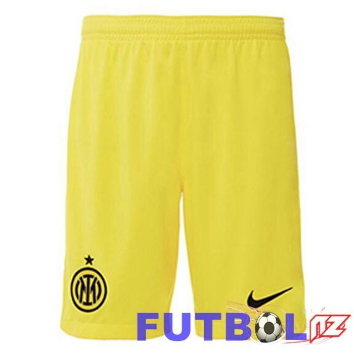 Cortos De Futbol Inter Milan Tercera Amarillo 2022/2023