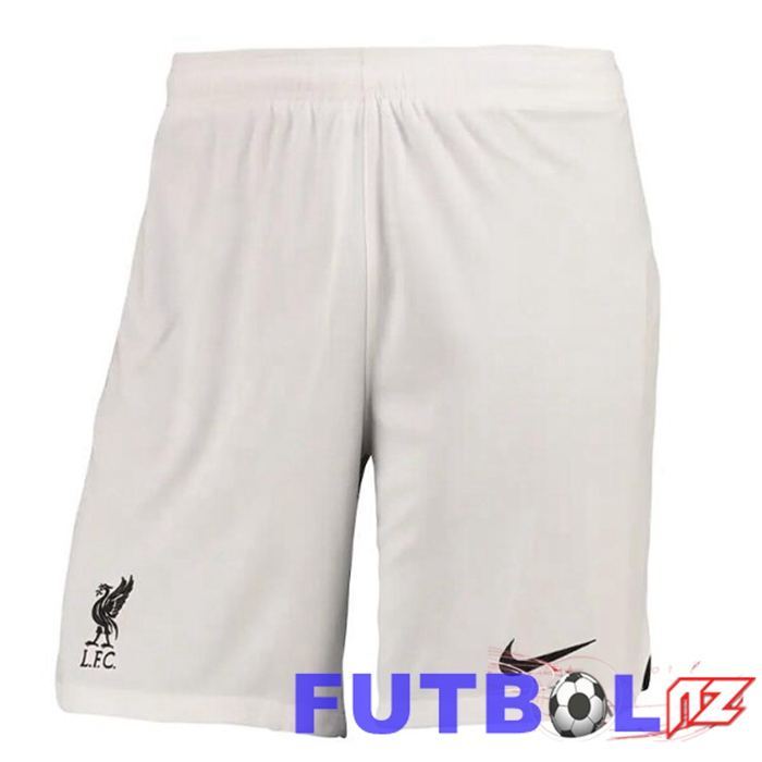 Cortos De Futbol FC Liverpool Segunda Blanco 2022/2023