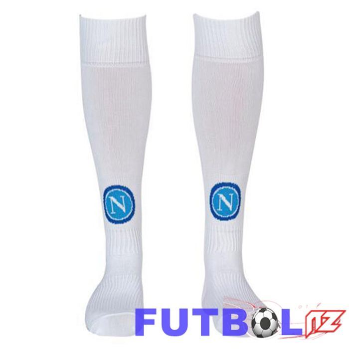 Calcetines De Futbol SSC Napoli Segunda Blanco 2022/2023