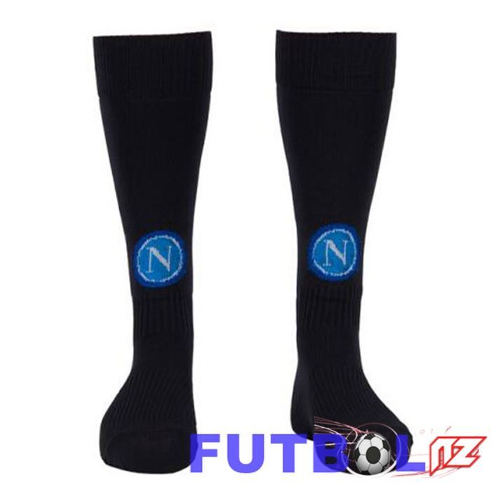 Calcetines De Futbol SSC Napoli Tercera Negro 2022/2023