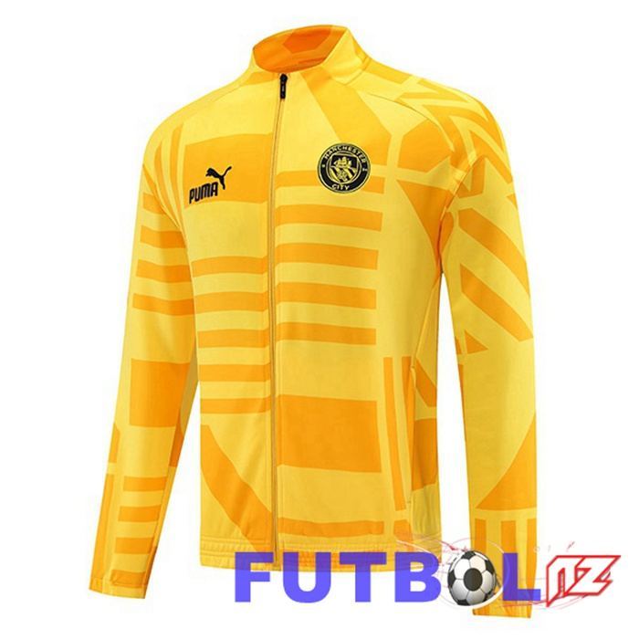 Chaquetas Futbol Manchester City Amarillo 2022/2023