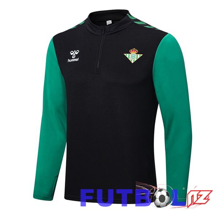 Sudadera De Entrenamiento Real Betis Negro Verde 2022/2023