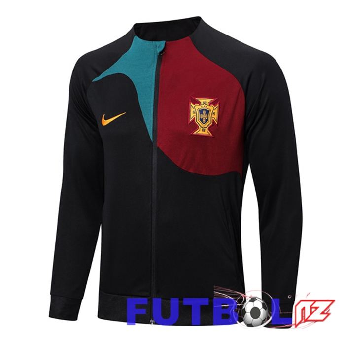 Chaquetas Futbol Portugal Negro 2022/2023 Chaquetas Futbol Portugal Negro 2022/2023