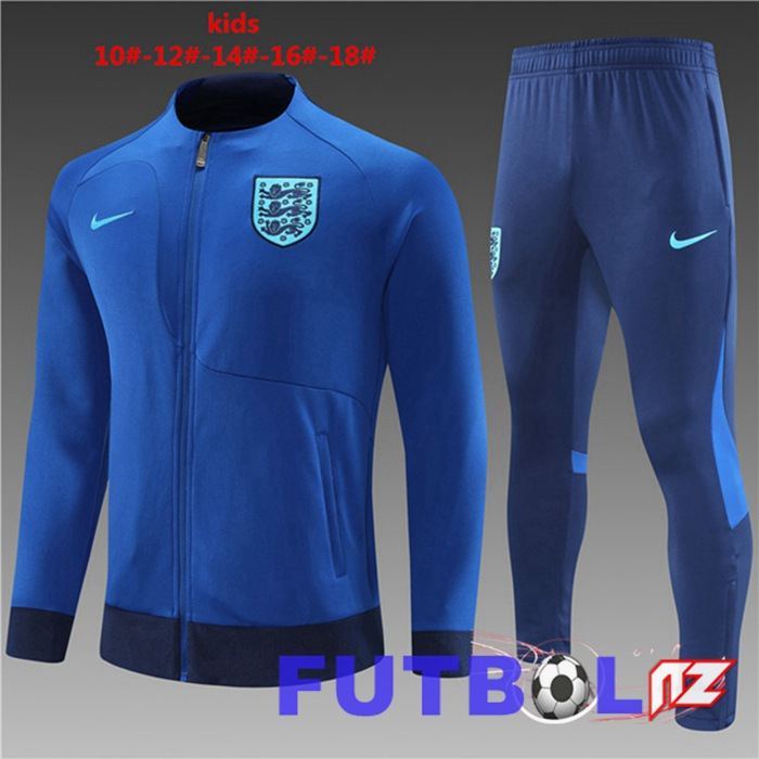 Chandal Equipos De Futbol - Chaqueta Inglaterra Ninos Azul 2022/2023