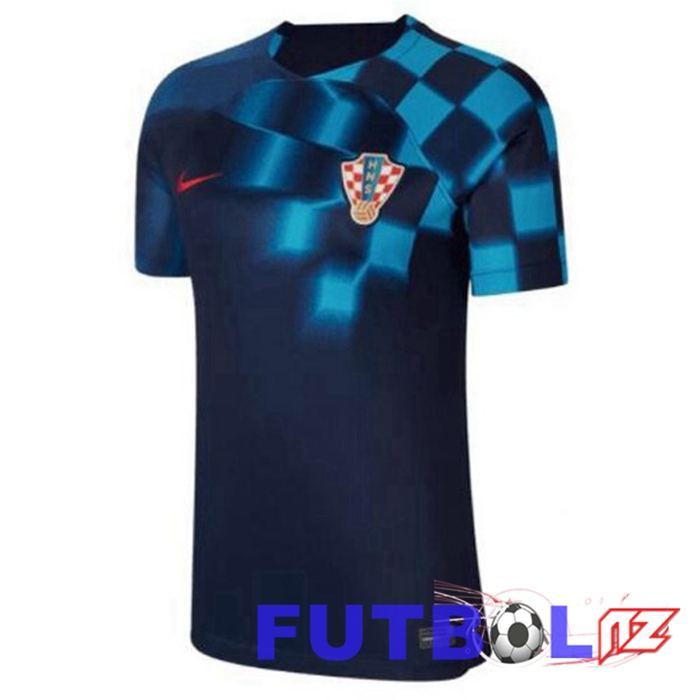 Camisetas De Futbol Croacia Mujer Segunda Negro Azul Copa Del Mundo 2022 Camisetas De Futbol Croacia Mujer Segunda Negro Azul Copa Del Mundo 2022