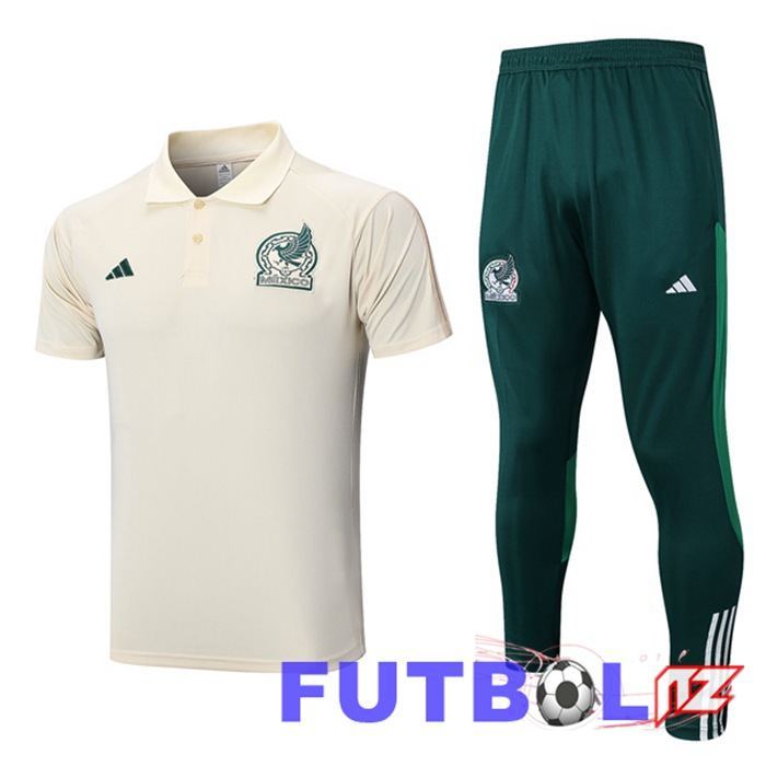 Camiseta Polo México + Pantalones marrón 2023/2024