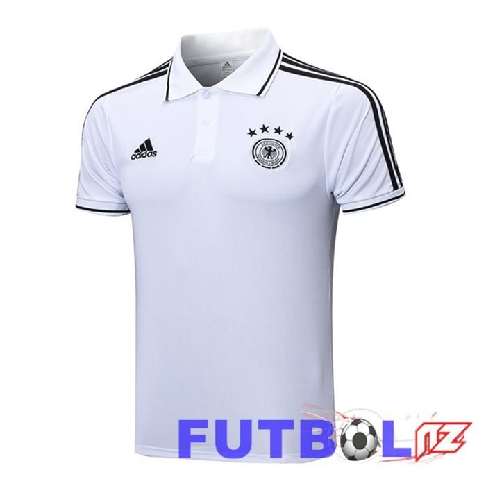 Camiseta Polo Alemania Blanco 2023/2024