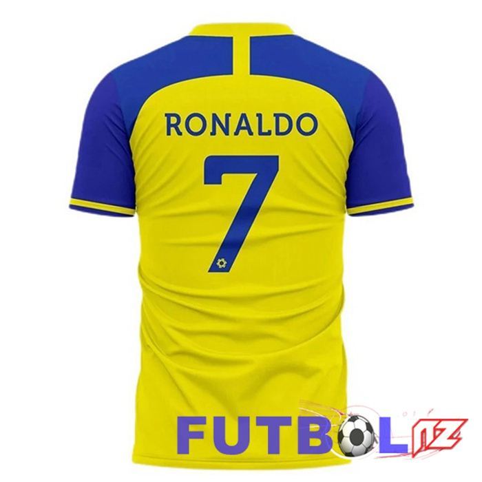 Camisetas De Futbol Al-Nassr FC (RONALDO 7) Primera Amarillo 2022/2023