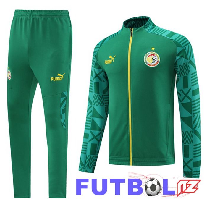 Chandal Equipos De Futbol - Chaqueta Senegal Verde 2023/2024