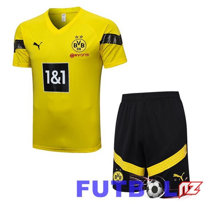 Camiseta Entrenamiento Dortmund BVB + Cortos Amarillo 2023/2024