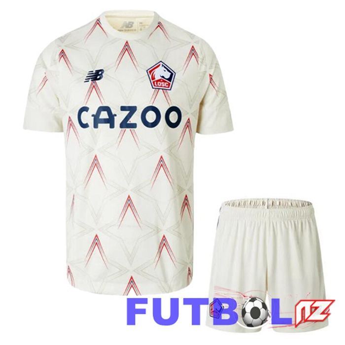 Camisetas De Futbol Lille OSC Ninos Cuarta Blanco 2022/2023