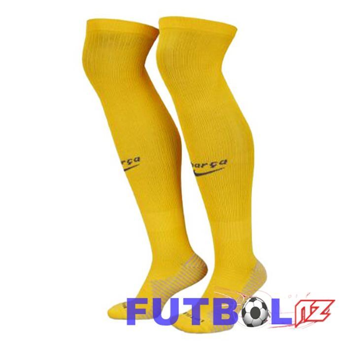 Calcetines De Futbol FC Barcelona Cuarta Amarillo 2022/2023