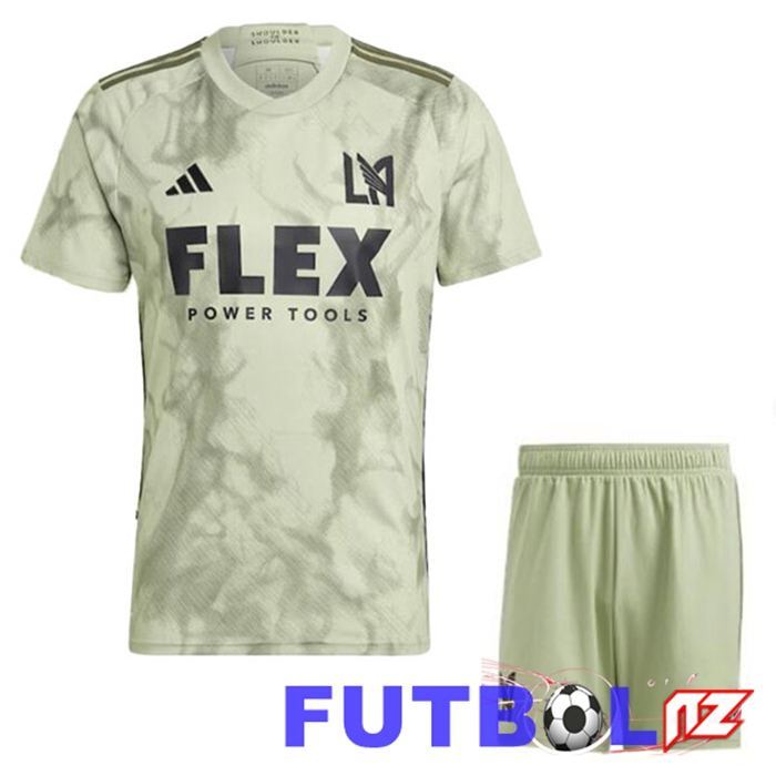 Camisetas De Futbol Los Angeles FC Ninos Segunda Verde 2023/2024
