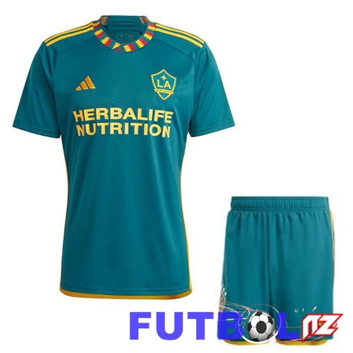 Camisetas De Futbol LA Galaxy Ninos Segunda Verde 2023/2024