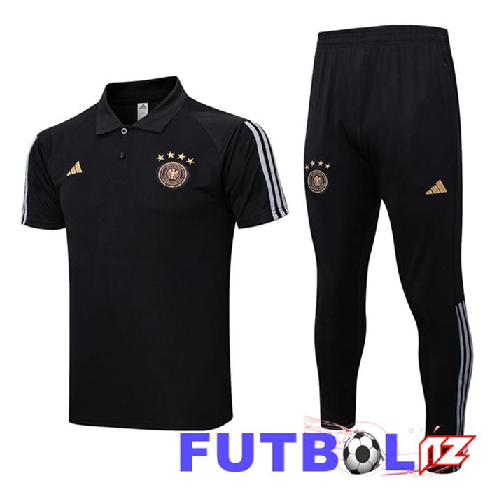 Camiseta Polo Alemania + Pantalones Negro 2023/2024